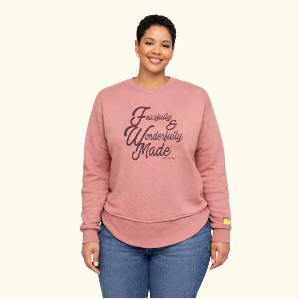 FEARFULLY AND WONDERFULLY MADE DROPTAIL SWEATSHIRT Thumbnail